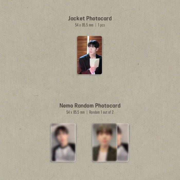 YOUNGSEO (BAE173) - Monologue Project: 편지 (Nemo Album Thin ver.) - EmpressKorea