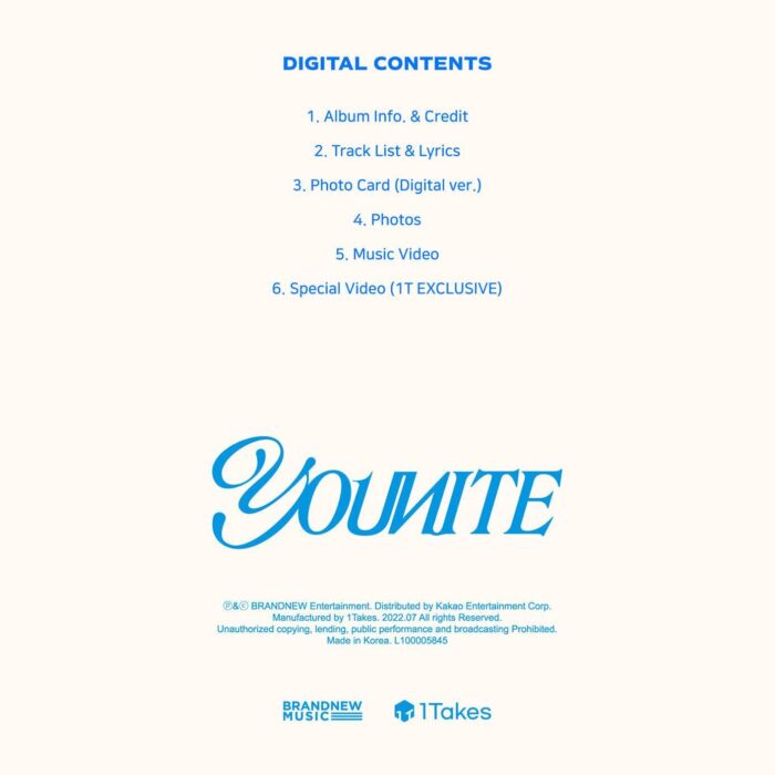 YOUNITE - 2nd EP Album: YOUNI-Q (Platform ver.) - EmpressKorea