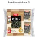 Yangban Roasted Laver with Sesame Oil 4.5g*24ea - EmpressKorea