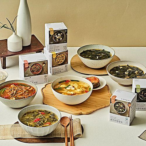 Yechanwon Beef Soybean Paste Soup, 8g x5 pieces, 40g - EmpressKorea