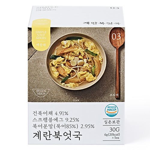 Yechanwon Egg Bukot Soup, 6g x 5peices, 30g - EmpressKorea