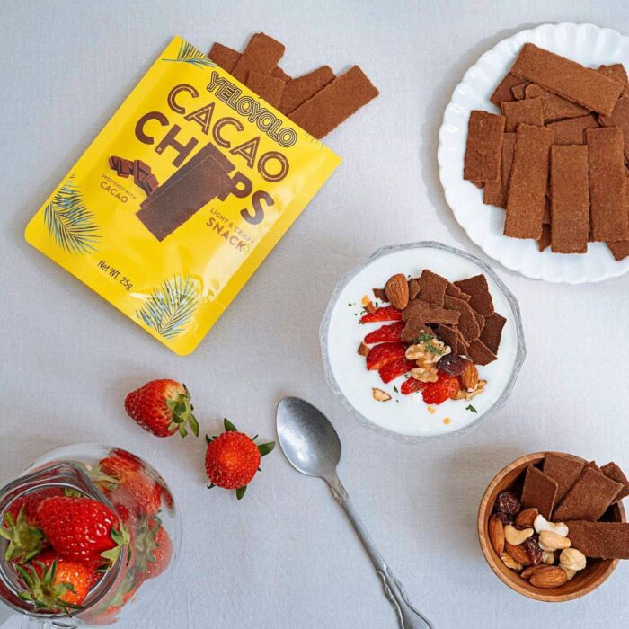 Yellow Yolo cacao chips 25g, 4 pieces - EmpressKorea
