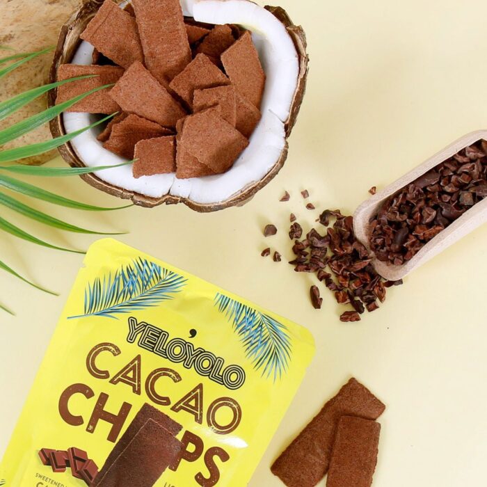 Yellow Yolo cacao chips 25g, 4 pieces - EmpressKorea