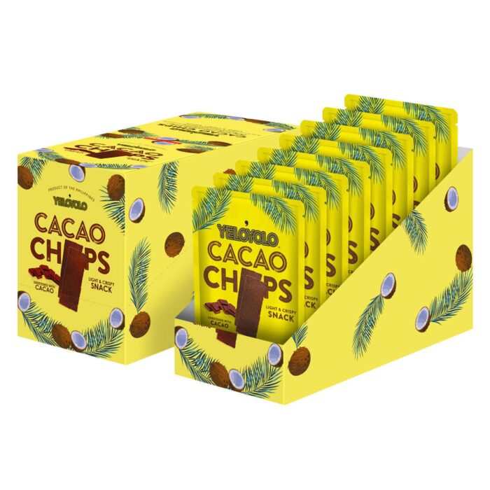 Yellow Yolo cacao chips 25g, 4 pieces - EmpressKorea
