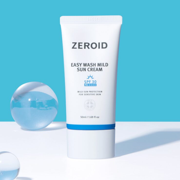 ZEROID EASY WASH MILD SUNCREAM 50ml - EmpressKorea
