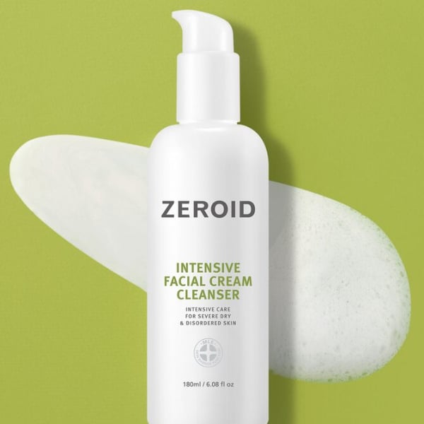 ZEROID Intensive Facial Cream Cleanser 180ml - EmpressKorea