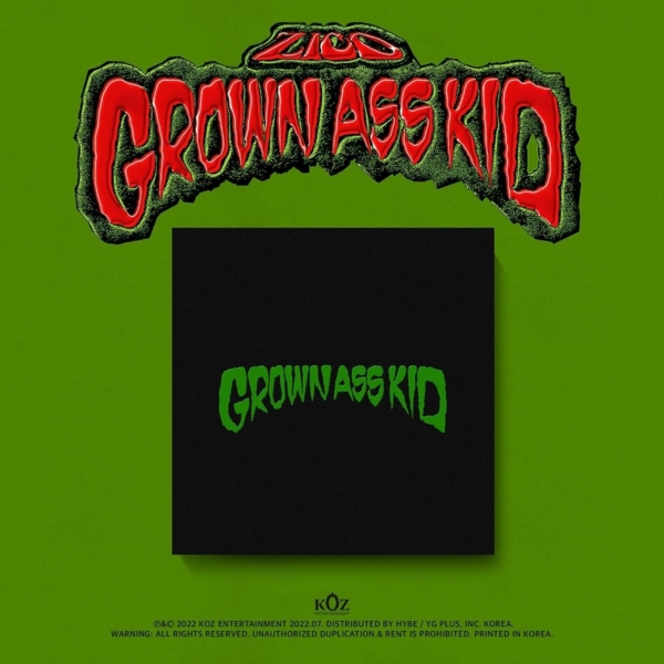 ZICO - 4th Mini Album: GROWN ASS KID - EmpressKorea