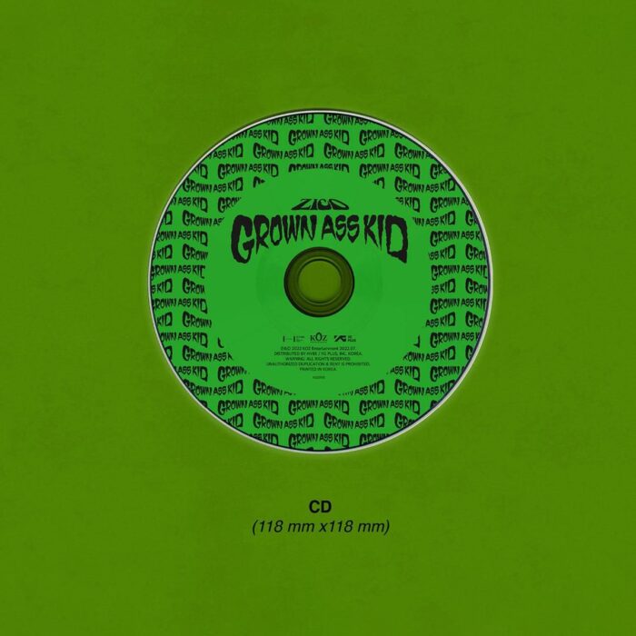 ZICO - 4th Mini Album: GROWN ASS KID - EmpressKorea
