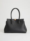 ZIENY Formal Lether Tote Bag [ZENNY BAG]_Black - EmpressKorea