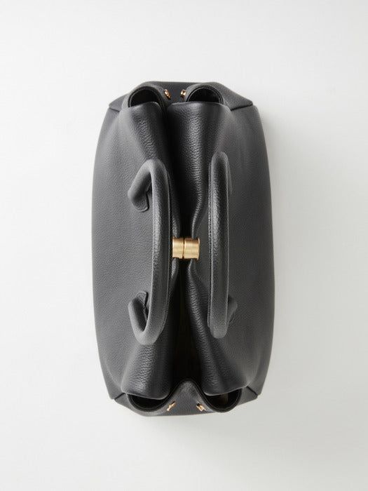 ZIENY Formal Lether Tote Bag [ZENNY BAG]_Black - EmpressKorea