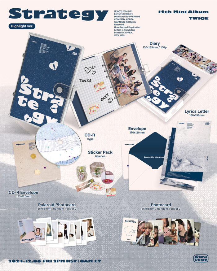 TWICE - 14th Mini Album : STRATEGY [Highlight ver.] - Image 2