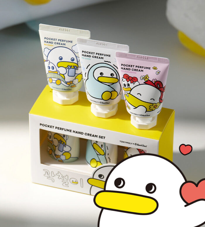 TONYMOLY × Qwak Cheol Pocket Perfume Hand Cream Set (3 Types)