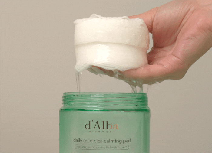 d'Alba Daily Cica Calming Pads 50pads 165ml - EmpressKorea