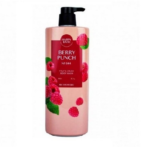 Happy Bath Fruits Crush Body Wash – Berry Punch No.044  900g