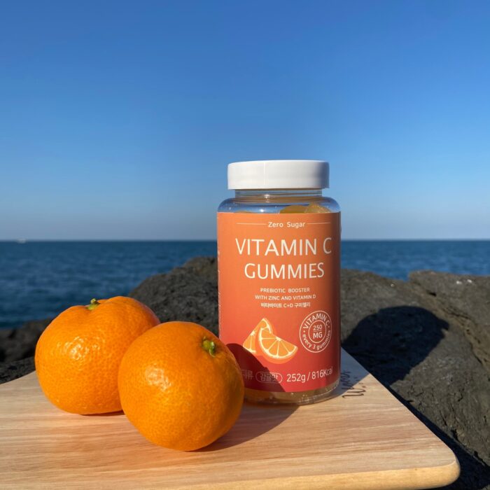 Vitamin C Gummies Prebiotic Booster with Zinc and Vitamin D 252g - Image 3