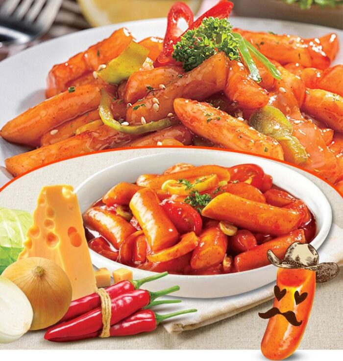 Korea Yopokki soft cheese and chewy Topokki Rice Cake 120g