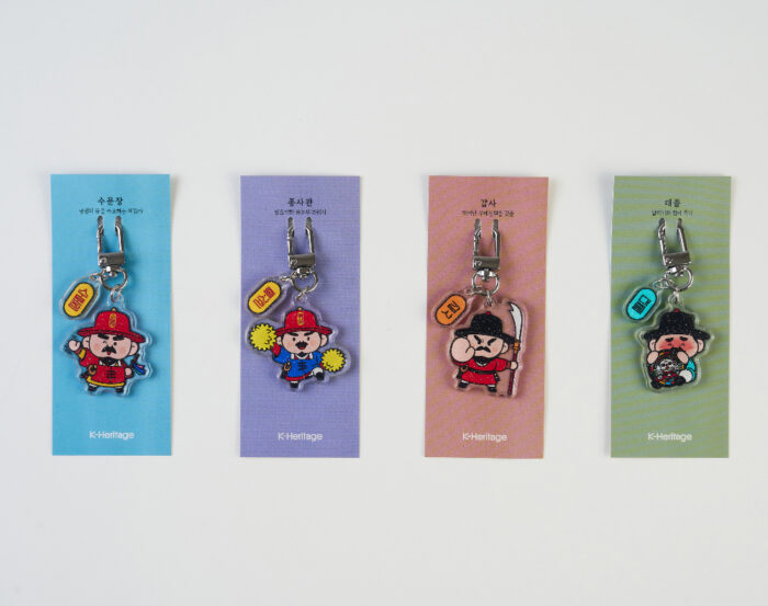 K-Heritage Gatekeeper Glitter Keyring - Image 2