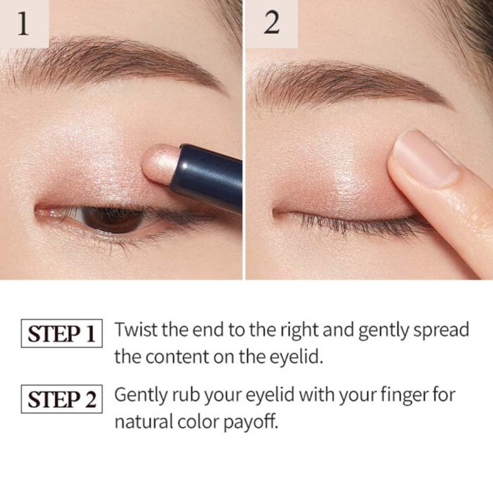 ETUDE Bling Bling Eye Stick (#8 Ivory Babystar) Long-Lasting Eye Shadow Stick with Blinding Glow and Soft Creamy Texture for Shining Eyes EmpressKorea