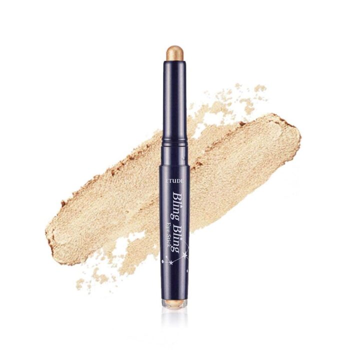 ETUDE Bling Bling Eye Stick (#8 Ivory Babystar) Long-Lasting Eye Shadow Stick with Blinding Glow and Soft Creamy Texture for Shining Eyes EmpressKorea