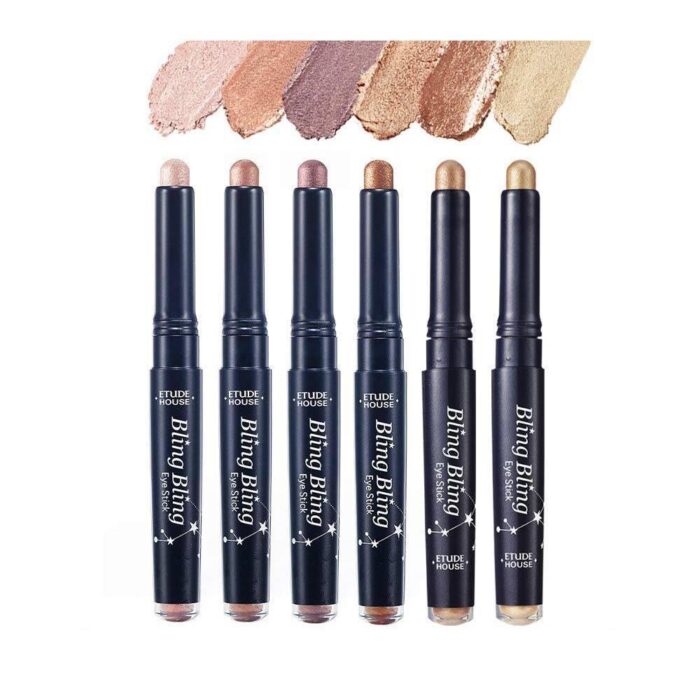 ETUDE Bling Bling Eye Stick (#8 Ivory Babystar) Long-Lasting Eye Shadow Stick with Blinding Glow and Soft Creamy Texture for Shining Eyes EmpressKorea