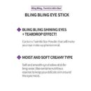 ETUDE Bling Bling Eye Stick (#8 Ivory Babystar) Long-Lasting Eye Shadow Stick with Blinding Glow and Soft Creamy Texture for Shining Eyes EmpressKorea