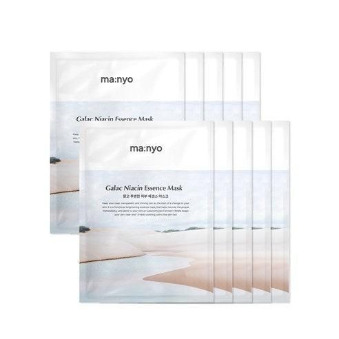 ma:nyo Factory Galac Niacin Essence Mask 30g x 10pcs - EmpressKorea