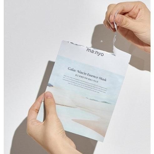 ma:nyo Factory Galac Niacin Essence Mask 30g x 10pcs - EmpressKorea