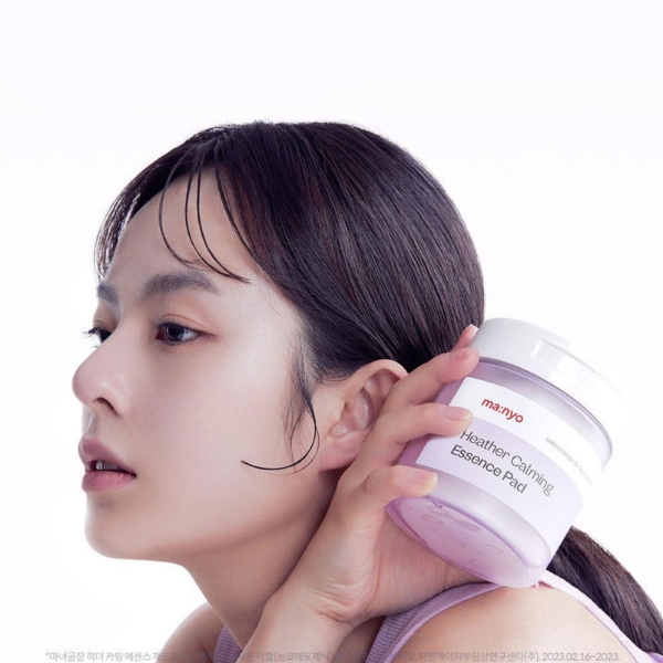 ma:nyo Factory Heather Calming Essence Pad 60pcs 265ml - EmpressKorea