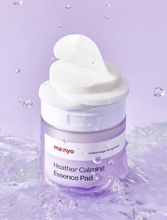 ma:nyo Factory Heather Calming Essence Pad 60pcs 265ml - EmpressKorea
