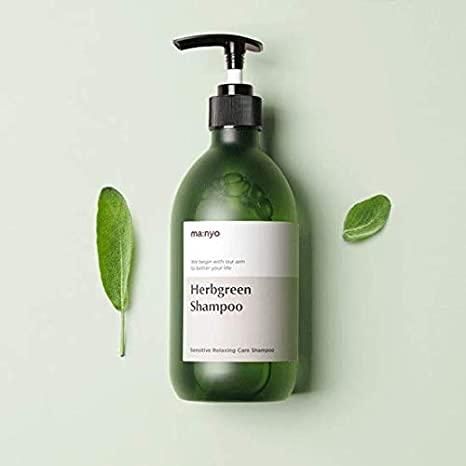 ma:nyo Factory Herbgreen Shampoo 510ml - EmpressKorea