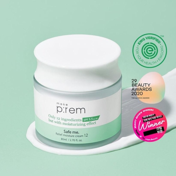 make p:rem Safe Me. Relief Moisture Cream 12 80ml - EmpressKorea