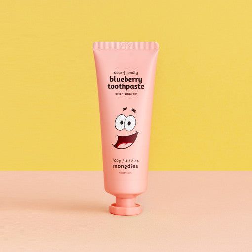 mongdies SpongeBob Blueberry Scent Kids Toothpaste 100g*2ea [For children who spit out toothpaste] - EmpressKorea