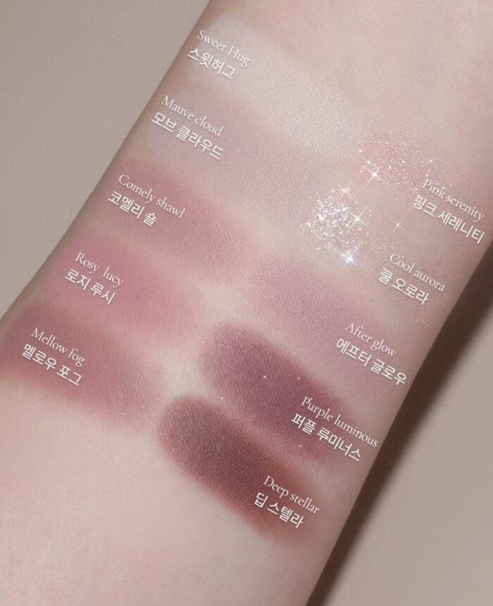 mude Shawl Moment Eyeshadow Palette #02 Muse Moment 7.5g - EmpressKorea