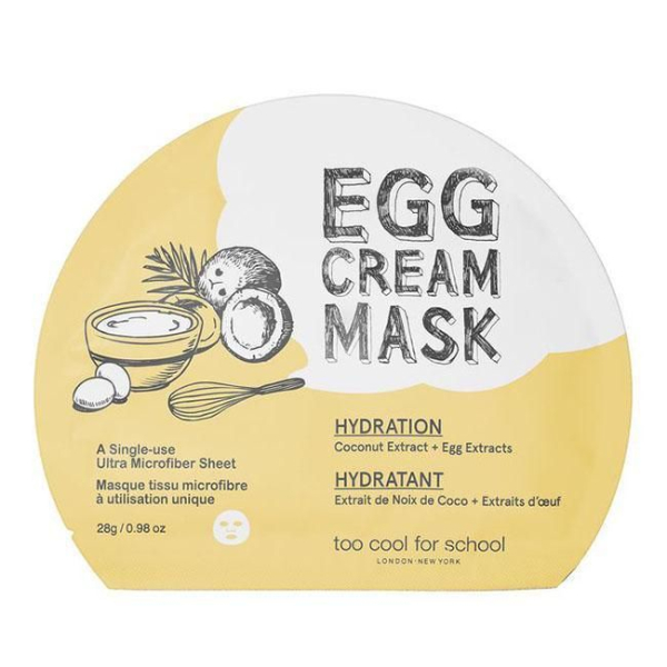 too cool for school Egg Cream Mask Set #Hydration 28g*5EA - EmpressKorea