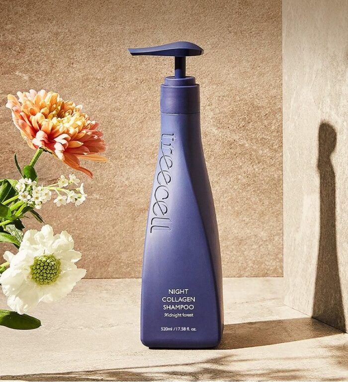 treecell Night Collagen Shampoo Midnight Forest 520ml - EmpressKorea