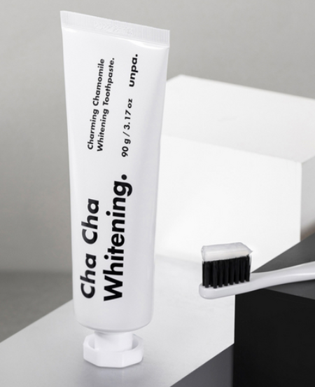 unpa Cha Cha Premium Vivid Whitening Toothpaste 90g - EmpressKorea