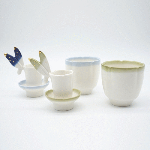 K-Heritage Infuser Set Ceramic Tea Strainer