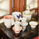 K-Heritage Infuser Set Ceramic Tea Strainer