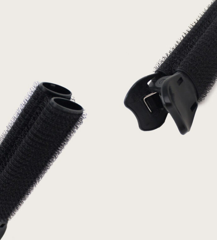 GLOSS&GLOW Root Volume Up Hair Roll Clip 4P Black - Image 2