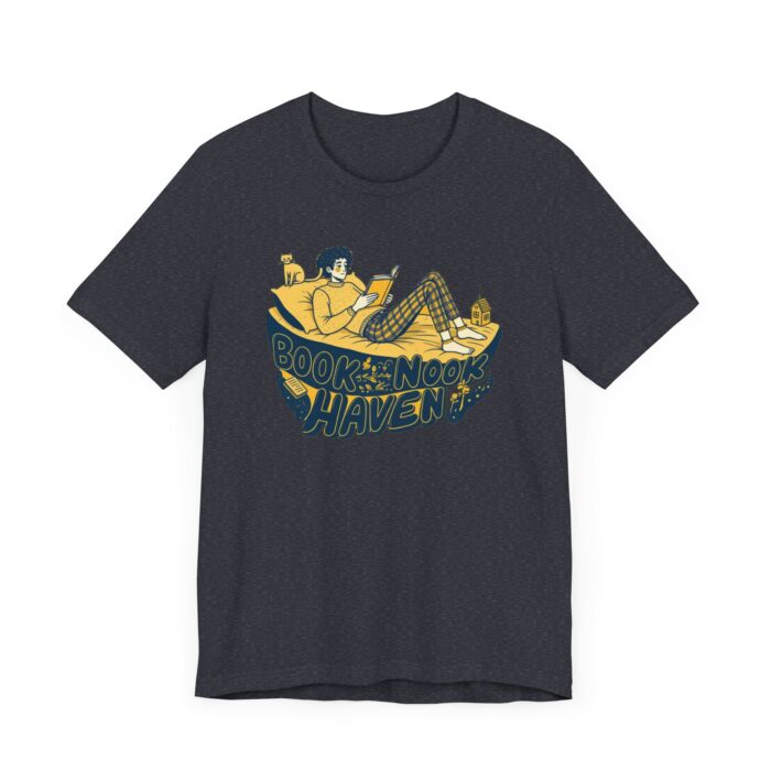 Cozy Book Nook Tee, Perfect for Readers, Literary Gifts, Book Lovers, Comfortable Casual Wear, Relaxing at Home - Image 35