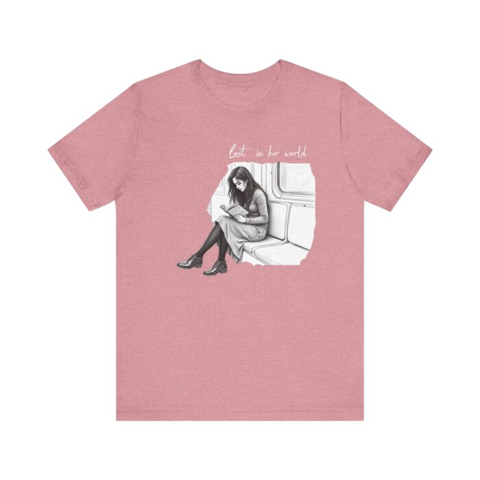 Reading Girl Unisex Tee, Cozy Reading Shirt, Book Lover's Tee, Literary Gift, Casual Everyday Wear - Image 17