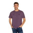 Garment-Dyed Unisex T-shirt with Unique Color Splash | Relaxed Fit Summer Tee, Gift for Friends, Casual Style, Festival Wear