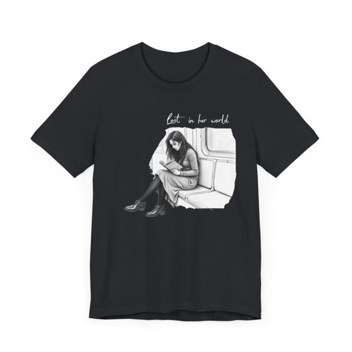 Reading Girl Unisex Tee, Cozy Reading Shirt, Book Lover's Tee, Literary Gift, Casual Everyday Wear - Image 11
