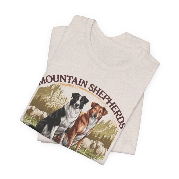 Mountain Shepherds Unisex Tee - Dog Lover Gift, Animal Tee, Casual Wear, Pet Owner Shirt, Gift for Dog Lovers - Image 5