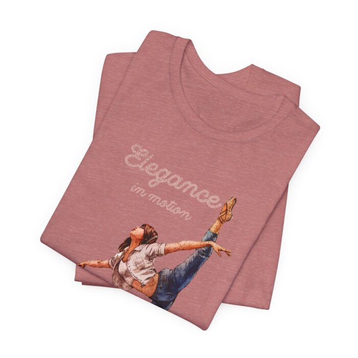 Elegant Dance T-Shirt, Ballet Tee, Unisex Jersey Shirt, Dance Lover Gift, Stylish Outfit, Trendy Apparel - Image 5
