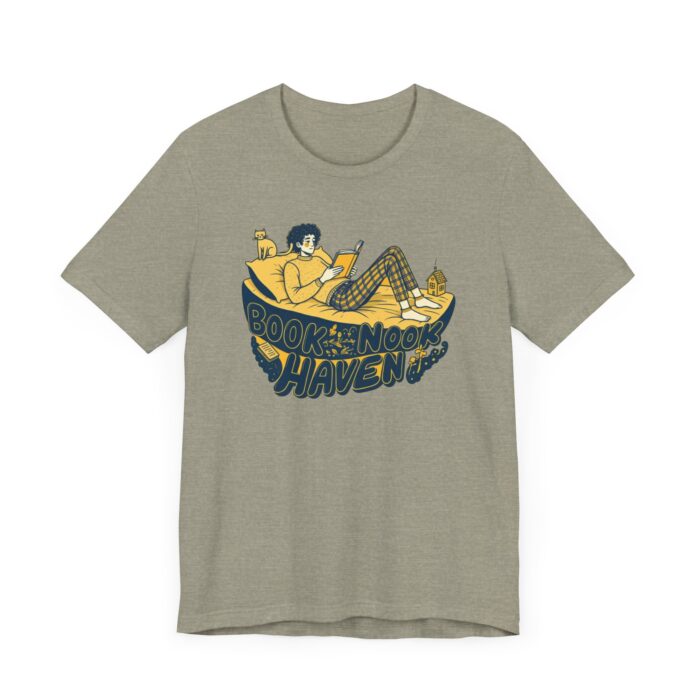 Cozy Book Nook Tee, Perfect for Readers, Literary Gifts, Book Lovers, Comfortable Casual Wear, Relaxing at Home - Image 19