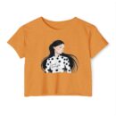 Women's Festival Crop Top - 'Quiet Strength' Graphic Tee