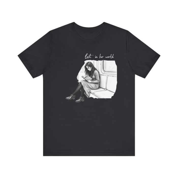Reading Girl Unisex Tee, Cozy Reading Shirt, Book Lover's Tee, Literary Gift, Casual Everyday Wear - Image 9