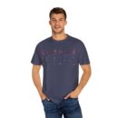 Garment-Dyed Unisex T-shirt with Unique Color Splash | Relaxed Fit Summer Tee, Gift for Friends, Casual Style, Festival Wear