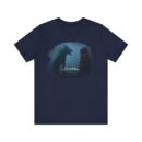 Mysterious Encounter Tee, Unisex Graphic T-Shirt, Fantasy Art Shirt, Gift for Dreamers, Unique Horror-Mystery Apparel